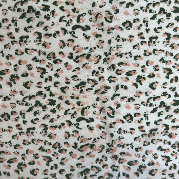 Pact White Pink Green Floral Sleeveless Knee Length Skater Dress Size L Spring - Picture 2 of 10